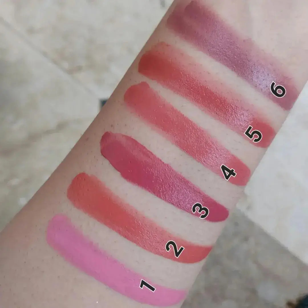 Hudamoji Matte 6 Pcs Liquid Blusher Set