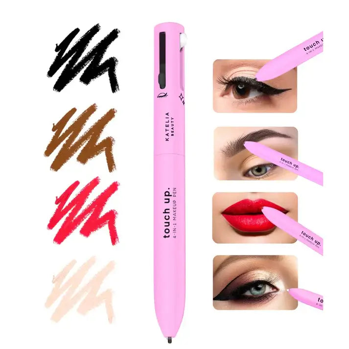 4-in-1 makeup pen: concealer, lip liner, eyeliner, eyebrow pencil