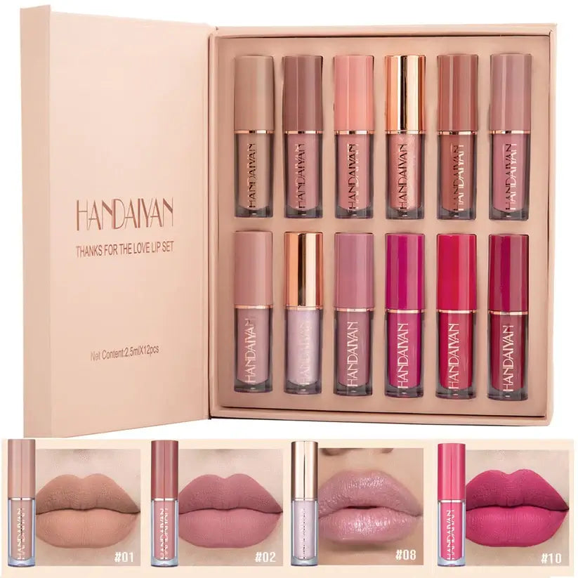 HANDAIYAN Transparent Clear Lip Gloss Set