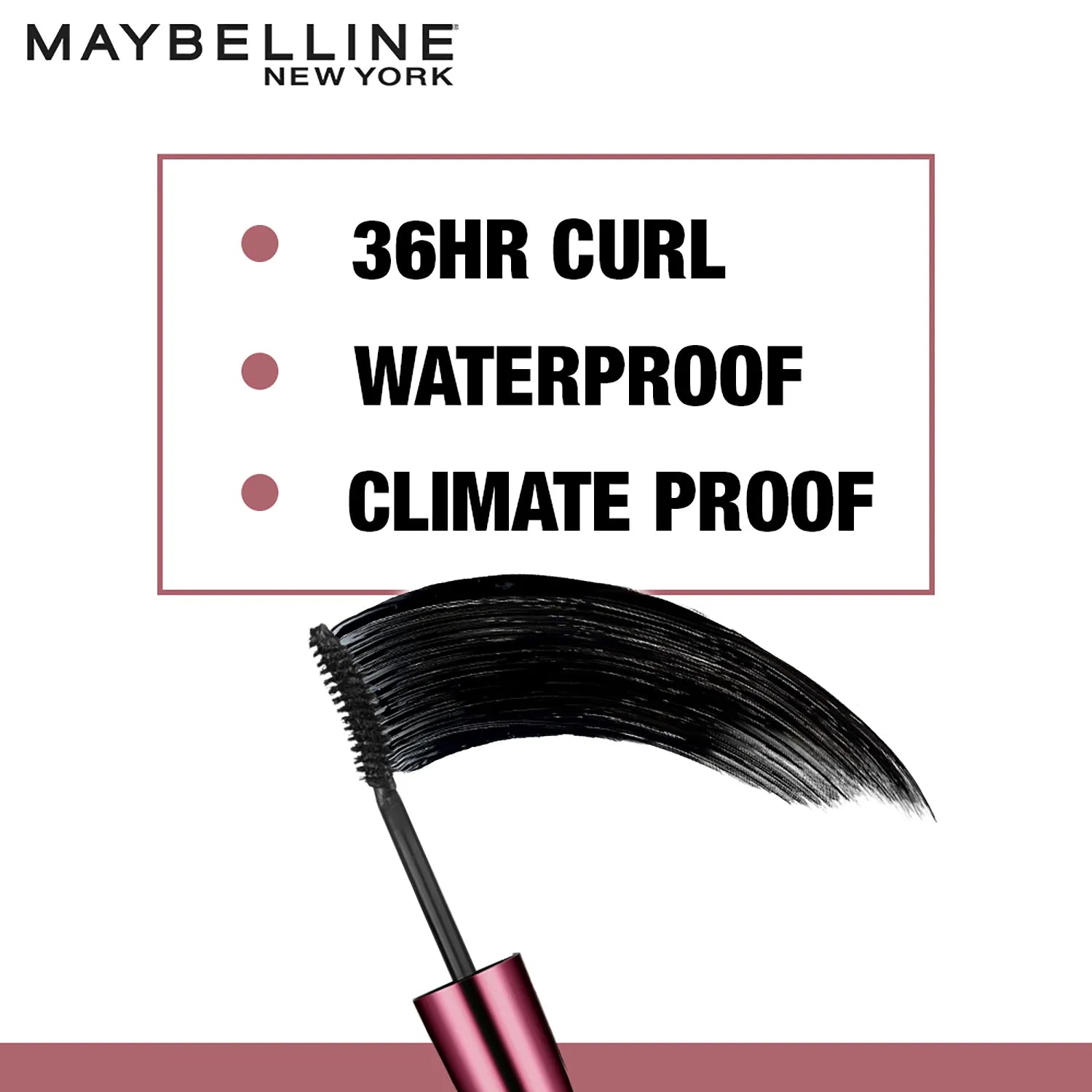 Maybelline New York Hyper Curl Waterproof Mascara - Very Black